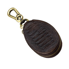 Load image into Gallery viewer, Vintage Leather Hanging Waist Universal Car Key Case, Vintage Leather Coffee