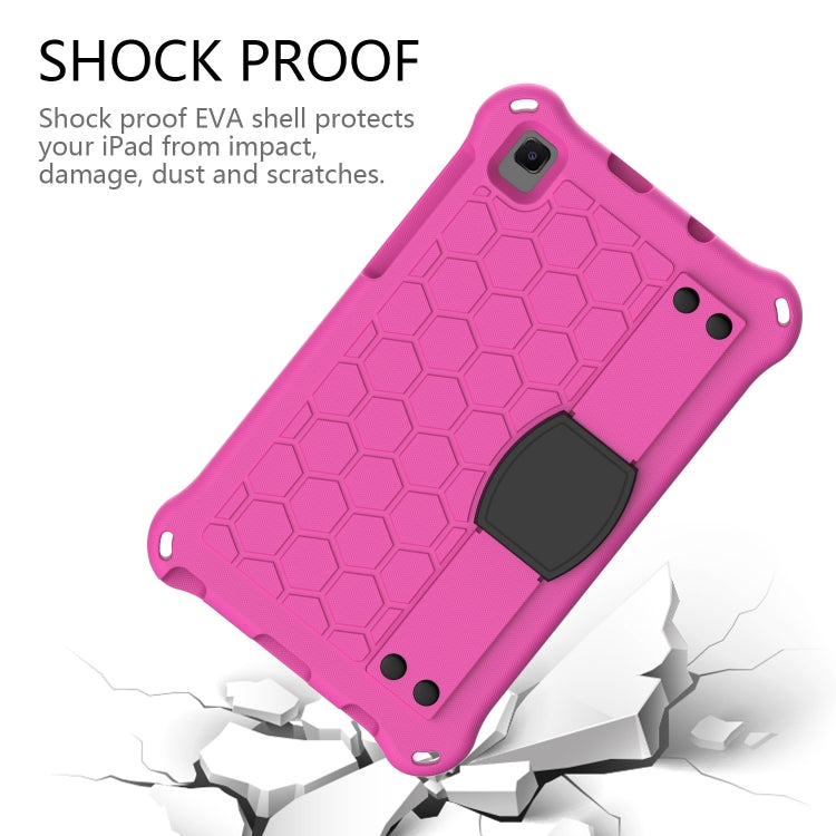 Honeycomb Design EVA + PC Four Corner Shockproof Protective Case with Strap, For Samsung Galaxy Tab A7 Lite 8.7 (2021) T220/T225, For Samsung Galaxy Tab A 8.0 & S Pen (2019) P200/P205, For Samsung Galaxy Tab A 8.0 & S Pen (2019)P200/P205