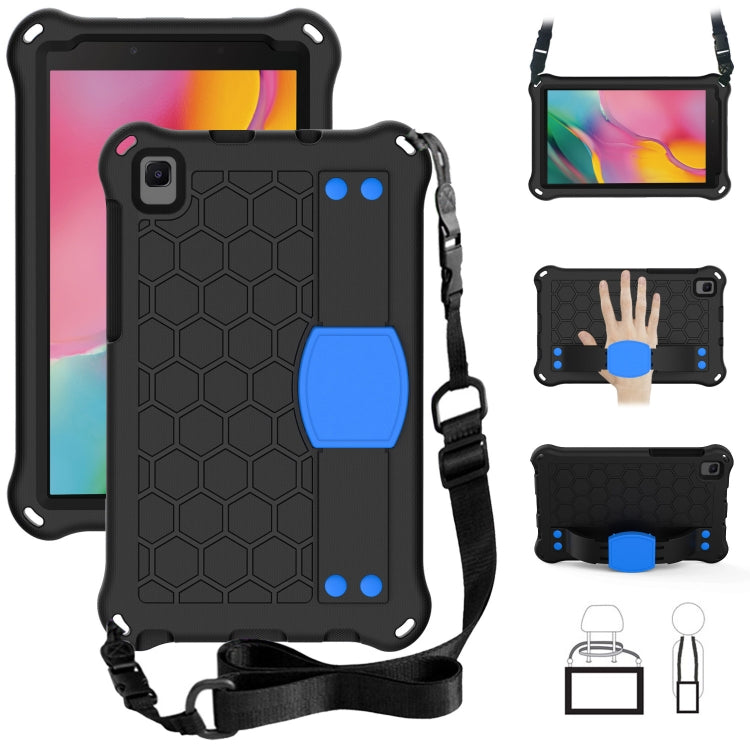 Honeycomb Design EVA + PC Four Corner Shockproof Protective Case with Strap, For Samsung Galaxy Tab A7 Lite 8.7 (2021) T220/T225, For Samsung Galaxy Tab A 8.0 & S Pen (2019) P200/P205, For Samsung Galaxy Tab A 8.0 & S Pen (2019)P200/P205