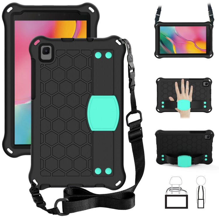 Honeycomb Design EVA + PC Four Corner Shockproof Protective Case with Strap, For Samsung Galaxy Tab A7 Lite 8.7 (2021) T220/T225, For Samsung Galaxy Tab A 8.0 & S Pen (2019) P200/P205, For Samsung Galaxy Tab A 8.0 & S Pen (2019)P200/P205