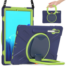 Load image into Gallery viewer, Silicone + PC Protective Case with Holder &amp; Shoulder Strap, For Samsung Galaxy Tab S8+ / Tab S8 Plus /  Tab S7 FE / Tab S7+ T970/T975