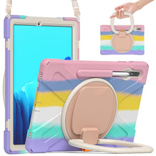 Load image into Gallery viewer, Silicone + PC Protective Case with Holder &amp; Shoulder Strap, For Samsung Galaxy Tab S8+ / Tab S8 Plus /  Tab S7 FE / Tab S7+ T970/T975