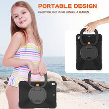 Load image into Gallery viewer, Silicone + PC Protective Case with Holder &amp; Shoulder Strap, For iPad Pro 10.5 2017 / Air 10.5 2019