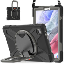 Load image into Gallery viewer, Silicone + PC Protective Case with Holder &amp; Shoulder Strap, For Samsung Galaxy Tab A7 Lite T220 / T225