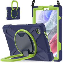 Load image into Gallery viewer, Silicone + PC Protective Case with Holder &amp; Shoulder Strap, For Samsung Galaxy Tab A7 Lite T220 / T225