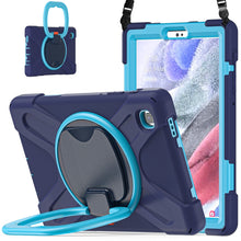 Load image into Gallery viewer, Silicone + PC Protective Case with Holder &amp; Shoulder Strap, For Samsung Galaxy Tab A7 Lite T220 / T225