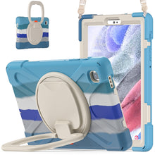 Load image into Gallery viewer, Silicone + PC Protective Case with Holder &amp; Shoulder Strap, For Samsung Galaxy Tab A7 Lite T220 / T225