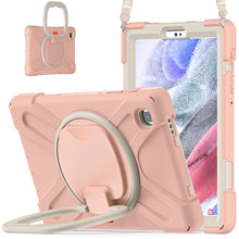 Load image into Gallery viewer, Silicone + PC Protective Case with Holder &amp; Shoulder Strap, For Samsung Galaxy Tab A7 Lite T220 / T225