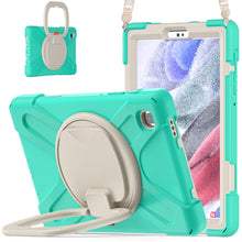 Load image into Gallery viewer, Silicone + PC Protective Case with Holder &amp; Shoulder Strap, For Samsung Galaxy Tab A7 Lite T220 / T225