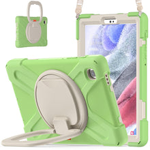 Load image into Gallery viewer, Silicone + PC Protective Case with Holder &amp; Shoulder Strap, For Samsung Galaxy Tab A7 Lite T220 / T225
