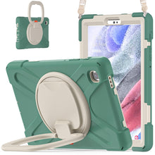 Load image into Gallery viewer, Silicone + PC Protective Case with Holder &amp; Shoulder Strap, For Samsung Galaxy Tab A7 Lite T220 / T225