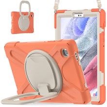 Load image into Gallery viewer, Silicone + PC Protective Case with Holder &amp; Shoulder Strap, For Samsung Galaxy Tab A7 Lite T220 / T225
