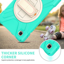 Load image into Gallery viewer, Silicone + PC Protective Case with Holder &amp; Shoulder Strap, For Samsung Galaxy Tab A7 Lite T220 / T225