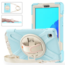 Load image into Gallery viewer, Silicone + PC Protective Case with Holder &amp; Shoulder Strap, For Samsung Galaxy Tab A7 Lite T220 / T225