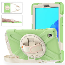 Load image into Gallery viewer, Silicone + PC Protective Case with Holder &amp; Shoulder Strap, For Samsung Galaxy Tab A7 Lite T220 / T225