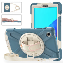 Load image into Gallery viewer, Silicone + PC Protective Case with Holder &amp; Shoulder Strap, For Samsung Galaxy Tab A7 Lite T220 / T225