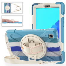 Load image into Gallery viewer, Silicone + PC Protective Case with Holder &amp; Shoulder Strap, For Samsung Galaxy Tab A7 Lite T220 / T225