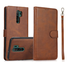 Load image into Gallery viewer, For Xiaomi Redmi 9 Calf Texture 2 in 1 Detachable Magnetic Back Cover Horizontal Flip Leather Case with Holder &amp; Card Slots &amp; Wallet &amp; Photo Frame, For Xiaomi Redmi 9C, For Xiaomi Redmi 9A, For Xiaomi Redmi 9, For Xiaomi Redmi Note 8                   ...