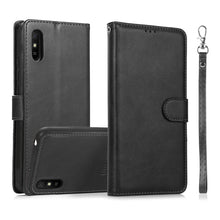 Load image into Gallery viewer, For Xiaomi Redmi 9 Calf Texture 2 in 1 Detachable Magnetic Back Cover Horizontal Flip Leather Case with Holder &amp; Card Slots &amp; Wallet &amp; Photo Frame, For Xiaomi Redmi 9C, For Xiaomi Redmi 9A, For Xiaomi Redmi 9, For Xiaomi Redmi Note 8                   ...