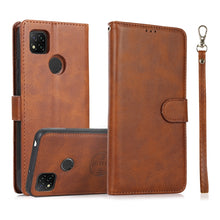 Load image into Gallery viewer, For Xiaomi Redmi 9 Calf Texture 2 in 1 Detachable Magnetic Back Cover Horizontal Flip Leather Case with Holder &amp; Card Slots &amp; Wallet &amp; Photo Frame, For Xiaomi Redmi 9C, For Xiaomi Redmi 9A, For Xiaomi Redmi 9, For Xiaomi Redmi Note 8                   ...
