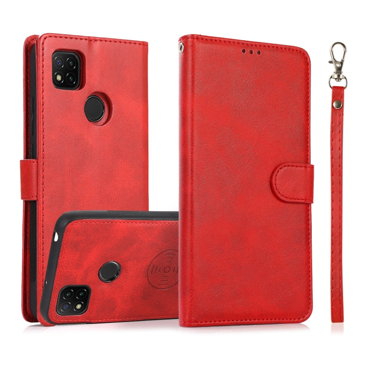 For Xiaomi Redmi 9 Calf Texture 2 in 1 Detachable Magnetic Back Cover Horizontal Flip Leather Case with Holder & Card Slots & Wallet & Photo Frame, For Xiaomi Redmi Note 9s, For Xiaomi Redmi Note 8 Pro, For Xiaomi Redmi 9C, For Xiaomi Redmi 9A         ...