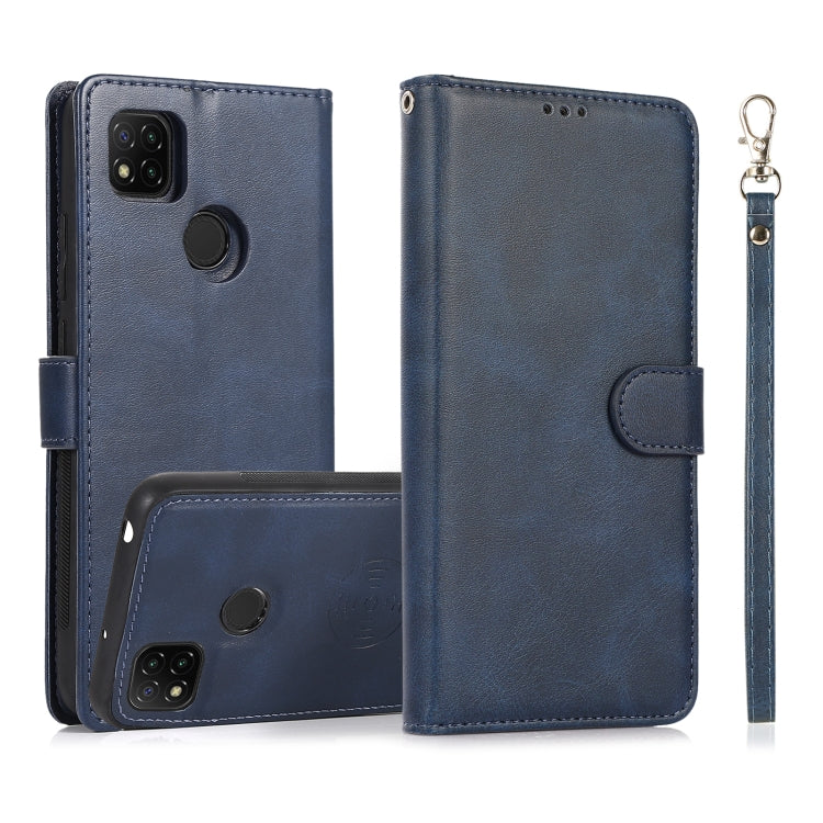 For Xiaomi Redmi 9 Calf Texture 2 in 1 Detachable Magnetic Back Cover Horizontal Flip Leather Case with Holder & Card Slots & Wallet & Photo Frame, For Xiaomi Redmi Note 9s, For Xiaomi Redmi Note 8 Pro, For Xiaomi Redmi 9C, For Xiaomi Redmi 9A         ...