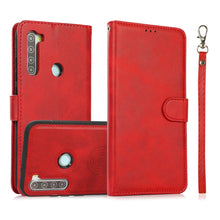 Load image into Gallery viewer, For Xiaomi Redmi 9 Calf Texture 2 in 1 Detachable Magnetic Back Cover Horizontal Flip Leather Case with Holder &amp; Card Slots &amp; Wallet &amp; Photo Frame, For Xiaomi Redmi 9C, For Xiaomi Redmi 9A, For Xiaomi Redmi 9, For Xiaomi Redmi Note 8                   ...