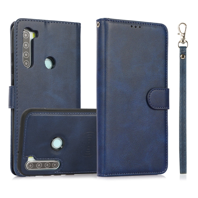 For Xiaomi Redmi 9 Calf Texture 2 in 1 Detachable Magnetic Back Cover Horizontal Flip Leather Case with Holder & Card Slots & Wallet & Photo Frame, For Xiaomi Redmi 9C, For Xiaomi Redmi 9A, For Xiaomi Redmi 9, For Xiaomi Redmi Note 8                   ...