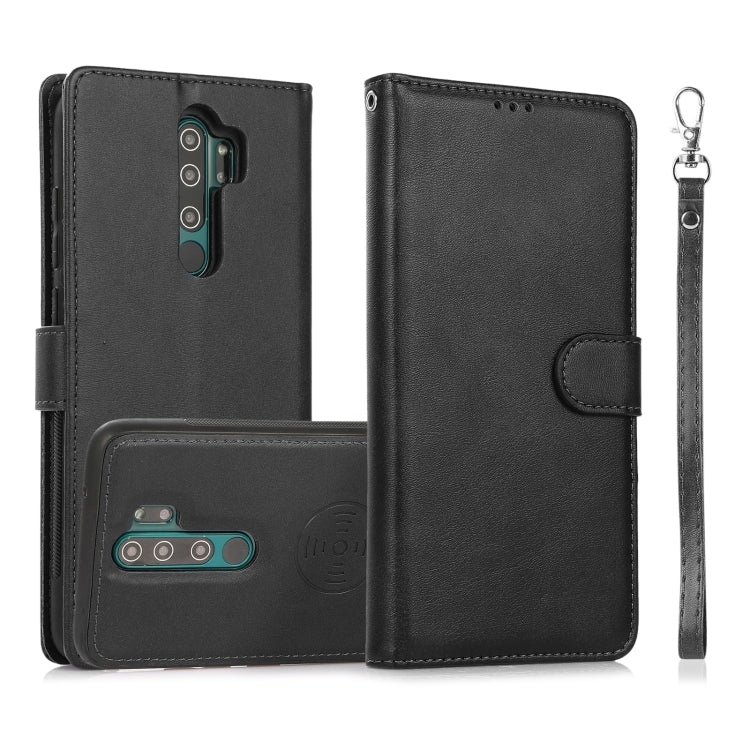 For Xiaomi Redmi 9 Calf Texture 2 in 1 Detachable Magnetic Back Cover Horizontal Flip Leather Case with Holder & Card Slots & Wallet & Photo Frame, For Xiaomi Redmi 9C, For Xiaomi Redmi 9A, For Xiaomi Redmi 9, For Xiaomi Redmi Note 8                   ...