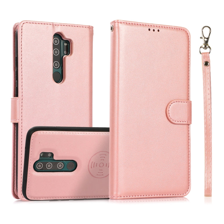 For Xiaomi Redmi 9 Calf Texture 2 in 1 Detachable Magnetic Back Cover Horizontal Flip Leather Case with Holder & Card Slots & Wallet & Photo Frame, For Xiaomi Redmi Note 9s, For Xiaomi Redmi Note 8 Pro, For Xiaomi Redmi 9C, For Xiaomi Redmi 9A         ...