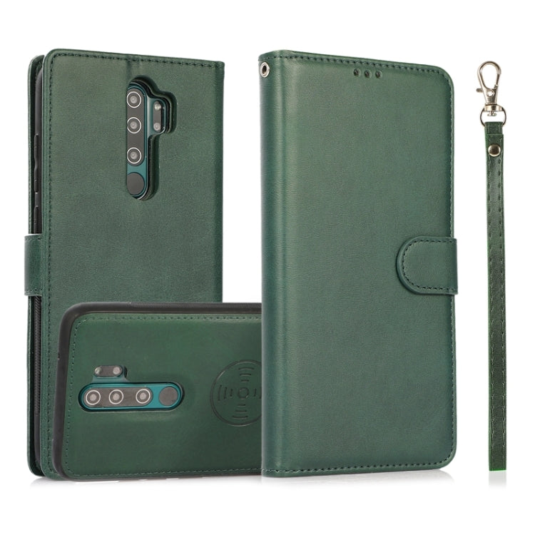 For Xiaomi Redmi 9 Calf Texture 2 in 1 Detachable Magnetic Back Cover Horizontal Flip Leather Case with Holder & Card Slots & Wallet & Photo Frame, For Xiaomi Redmi 9C, For Xiaomi Redmi 9A, For Xiaomi Redmi 9, For Xiaomi Redmi Note 8                   ...