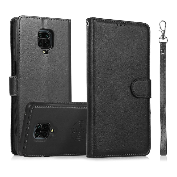 For Xiaomi Redmi 9 Calf Texture 2 in 1 Detachable Magnetic Back Cover Horizontal Flip Leather Case with Holder & Card Slots & Wallet & Photo Frame, For Xiaomi Redmi 9C, For Xiaomi Redmi 9A, For Xiaomi Redmi 9, For Xiaomi Redmi Note 8                   ...