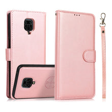 Load image into Gallery viewer, For Xiaomi Redmi 9 Calf Texture 2 in 1 Detachable Magnetic Back Cover Horizontal Flip Leather Case with Holder &amp; Card Slots &amp; Wallet &amp; Photo Frame, For Xiaomi Redmi 9C, For Xiaomi Redmi 9A, For Xiaomi Redmi 9, For Xiaomi Redmi Note 8                   ...