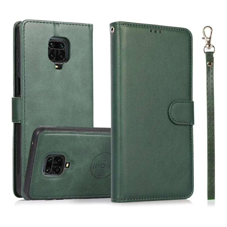 For Xiaomi Redmi 9 Calf Texture 2 in 1 Detachable Magnetic Back Cover Horizontal Flip Leather Case with Holder & Card Slots & Wallet & Photo Frame, For Xiaomi Redmi 9C, For Xiaomi Redmi 9A, For Xiaomi Redmi 9, For Xiaomi Redmi Note 8                   ...