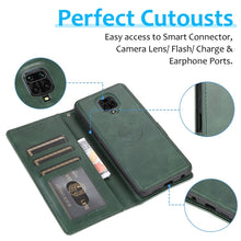 Load image into Gallery viewer, For Xiaomi Redmi 9 Calf Texture 2 in 1 Detachable Magnetic Back Cover Horizontal Flip Leather Case with Holder &amp; Card Slots &amp; Wallet &amp; Photo Frame, For Xiaomi Redmi Note 9s, For Xiaomi Redmi Note 8 Pro, For Xiaomi Redmi 9C, For Xiaomi Redmi 9A         ...