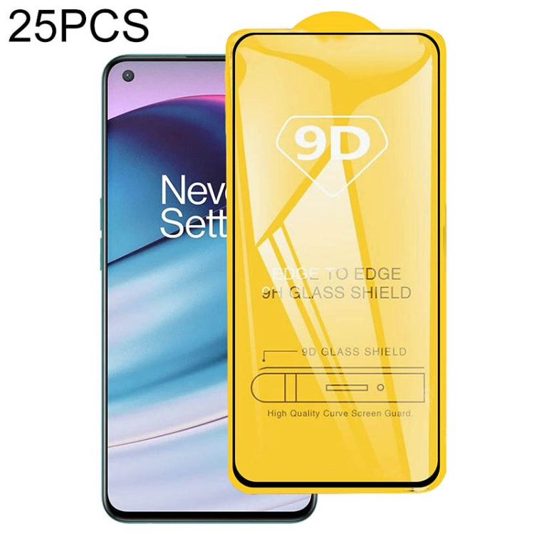 25 PCS 9D Full Glue Full Screen Tempered Glass Film, For OnePlus Nord CE 5G / Nord CE 2 5G (25 PCS), For Samsung Galaxy A22 4G (25 PCS), For Samsung Galaxy S21 FE 5G (25 PCS), For Samsung Galaxy A22 5G (25 PCS)