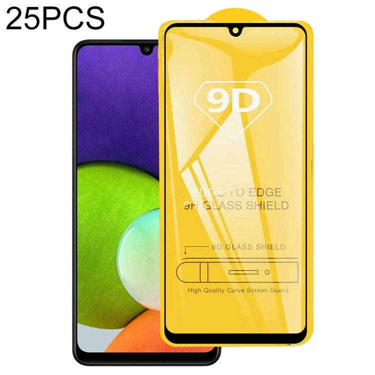 25 PCS 9D Full Glue Full Screen Tempered Glass Film, For OnePlus Nord CE 5G / Nord CE 2 5G (25 PCS), For Samsung Galaxy A22 4G (25 PCS), For Samsung Galaxy S21 FE 5G (25 PCS), For Samsung Galaxy A22 5G (25 PCS)