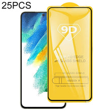 Load image into Gallery viewer, 25 PCS 9D Full Glue Full Screen Tempered Glass Film, For Samsung Galaxy A22 4G (25 PCS), For OnePlus Nord CE 5G / Nord CE 2 5G (25 PCS), For Samsung Galaxy S21 FE 5G (25 PCS), For Samsung Galaxy A22 5G (25 PCS)
