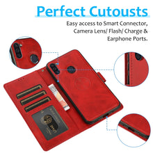 Load image into Gallery viewer, Calf Texture 2 in 1 Detachable Magnetic Back Cover Horizontal Flip Leather Case with Holder &amp; Card Slots &amp; Wallet &amp; Photo Frame, For Samsung Galaxy A11 / M11, For Samsung Galaxy A21, For Samsung Galaxy A21s, For Samsung Galaxy A32, For Samsung Galaxy A...