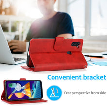 Load image into Gallery viewer, Calf Texture 2 in 1 Detachable Magnetic Back Cover Horizontal Flip Leather Case with Holder &amp; Card Slots &amp; Wallet &amp; Photo Frame, For Samsung Galaxy A11 / M11, For Samsung Galaxy A21, For Samsung Galaxy A21s, For Samsung Galaxy A32, For Samsung Galaxy A...