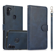 Load image into Gallery viewer, Calf Texture 2 in 1 Detachable Magnetic Back Cover Horizontal Flip Leather Case with Holder &amp; Card Slots &amp; Wallet &amp; Photo Frame, For Samsung Galaxy A11 / M11, For Samsung Galaxy A21, For Samsung Galaxy A21s, For Samsung Galaxy A32, For Samsung Galaxy A...