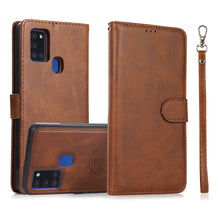 Load image into Gallery viewer, Calf Texture 2 in 1 Detachable Magnetic Back Cover Horizontal Flip Leather Case with Holder &amp; Card Slots &amp; Wallet &amp; Photo Frame, For Samsung Galaxy A11 / M11, For Samsung Galaxy A21, For Samsung Galaxy A21s, For Samsung Galaxy A32, For Samsung Galaxy A...