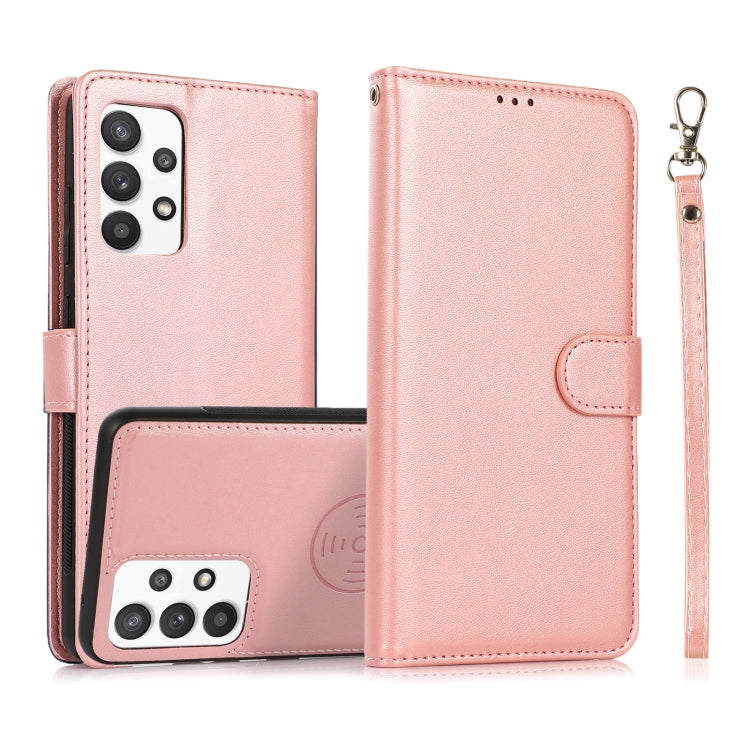 Calf Texture 2 in 1 Detachable Magnetic Back Cover Horizontal Flip Leather Case with Holder & Card Slots & Wallet & Photo Frame, For Samsung Galaxy A11 / M11, For Samsung Galaxy A21, For Samsung Galaxy A21s, For Samsung Galaxy A32, For Samsung Galaxy A...