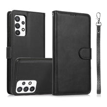 Load image into Gallery viewer, Calf Texture 2 in 1 Detachable Magnetic Back Cover Horizontal Flip Leather Case with Holder &amp; Card Slots &amp; Wallet &amp; Photo Frame, For Samsung Galaxy A11 / M11, For Samsung Galaxy A21, For Samsung Galaxy A21s, For Samsung Galaxy A32, For Samsung Galaxy A...