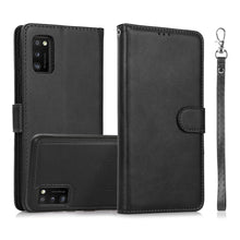 Load image into Gallery viewer, Calf Texture 2 in 1 Detachable Magnetic Back Cover Horizontal Flip Leather Case with Holder &amp; Card Slots &amp; Wallet &amp; Photo Frame, For Samsung Galaxy A11 / M11, For Samsung Galaxy A21, For Samsung Galaxy A21s, For Samsung Galaxy A32, For Samsung Galaxy A...