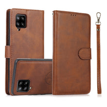 Load image into Gallery viewer, Calf Texture 2 in 1 Detachable Magnetic Back Cover Horizontal Flip Leather Case with Holder &amp; Card Slots &amp; Wallet &amp; Photo Frame, For Samsung Galaxy A11 / M11, For Samsung Galaxy A21, For Samsung Galaxy A21s, For Samsung Galaxy A32, For Samsung Galaxy A...