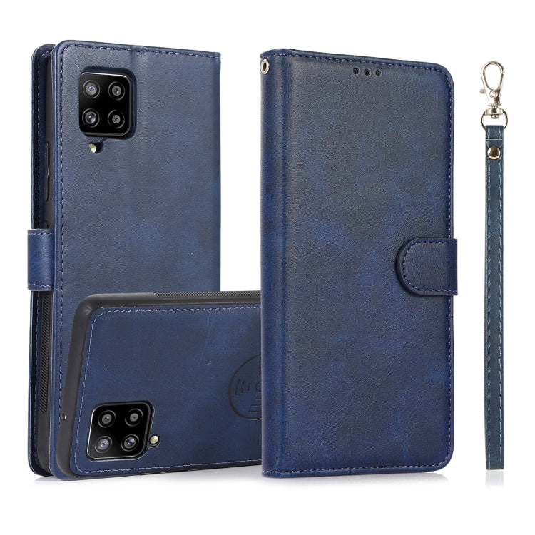 Calf Texture 2 in 1 Detachable Magnetic Back Cover Horizontal Flip Leather Case with Holder & Card Slots & Wallet & Photo Frame, For Samsung Galaxy A11 / M11, For Samsung Galaxy A21, For Samsung Galaxy A21s, For Samsung Galaxy A32, For Samsung Galaxy A...
