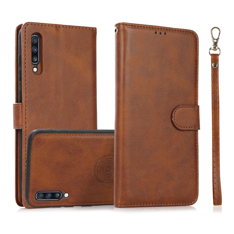 Calf Texture 2 in 1 Detachable Magnetic Back Cover Horizontal Flip Leather Case with Holder & Card Slots & Wallet & Photo Frame, For Samsung Galaxy A11 / M11, For Samsung Galaxy A21, For Samsung Galaxy A21s, For Samsung Galaxy A32, For Samsung Galaxy A...