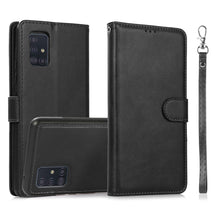 Load image into Gallery viewer, Calf Texture 2 in 1 Detachable Magnetic Back Cover Horizontal Flip Leather Case with Holder &amp; Card Slots &amp; Wallet &amp; Photo Frame, For Samsung Galaxy A51 5G, For Samsung Galaxy A52 5G / 4G, For Samsung Galaxy A70, For Samsung Galaxy A71                  ...