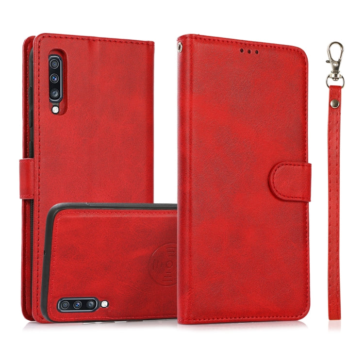Calf Texture 2 in 1 Detachable Magnetic Back Cover Horizontal Flip Leather Case with Holder & Card Slots & Wallet & Photo Frame, For Samsung Galaxy A51 5G, For Samsung Galaxy A52 5G / 4G, For Samsung Galaxy A70, For Samsung Galaxy A71                  ...